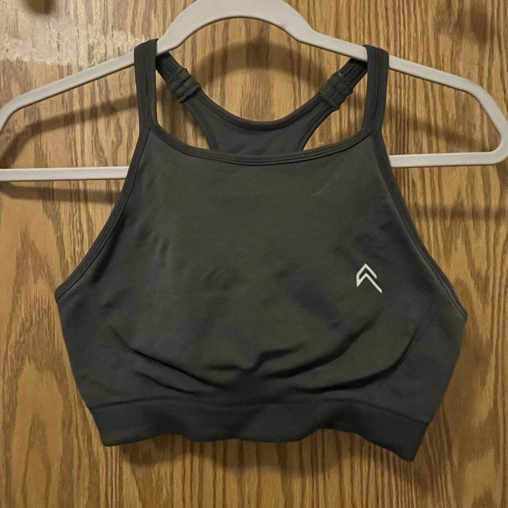 Oner Active Seamless High neck Bralette deep taupe